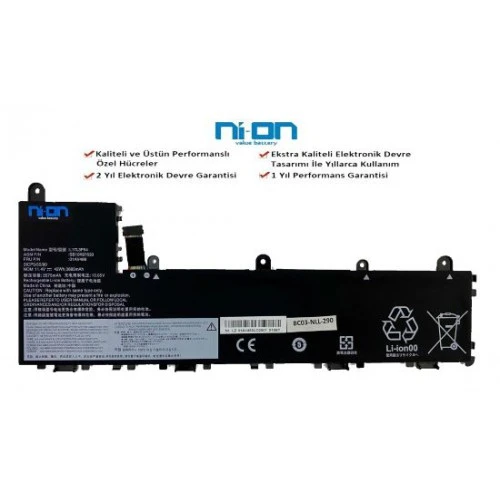 Nion Lenovo ThinkPad 11E 5TH GEN-20LQ000XRK uyumlu Notebook batarya pil ürün görseli 1