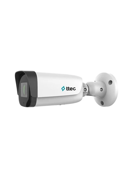 Nif Bilişim Ttec IPBM-2380L-WMASZ/S 2mp 2.7-13.5mm Motorize Lensli Dahili Sesli 80 Metre H.265+ IR Bullet IP Kamera ürün görseli 1