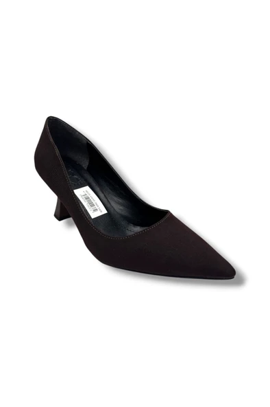 C-Shoes NB200-26 Süet Deri Orta Boy İnce Topuk Kadın Stiletto ürün görseli 1