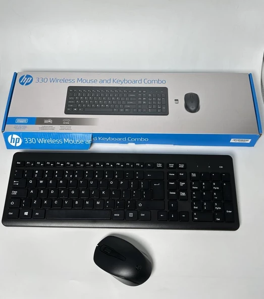 HP 330 Kablosuz Klavye-Mouse Set Ingilizce Klavye (OUTLET) ürün görseli 1