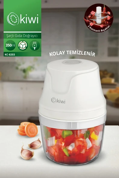 Kiwi KC-8203 Şarjlı Pratik Rondo ürün görseli 1