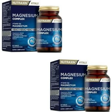 Nutraxin Magnesium Complex 60 Tablet x2 Adet ürün görseli 1