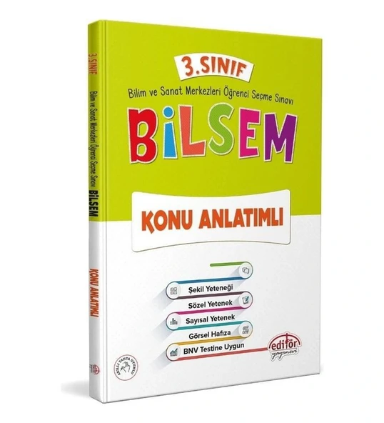 Editör 3.Sınıf Bilsem Konu Anlatım ürün görseli 1