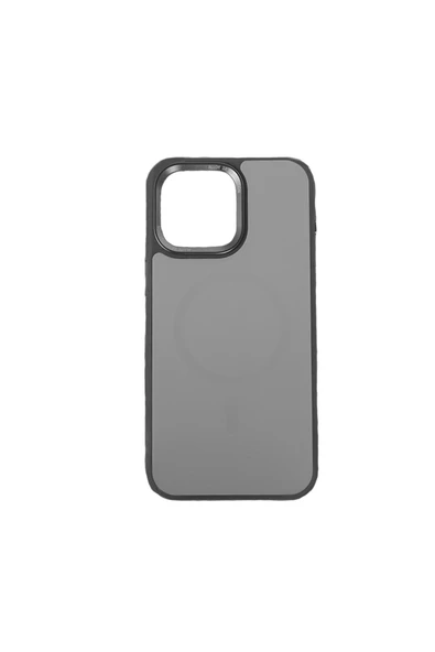 Fuchsia iPhone 15 Pro Max ile Uyumlu Matte Pure Glass Kablosuz Şarj Özellikli Arka Kapak ürün görseli 1