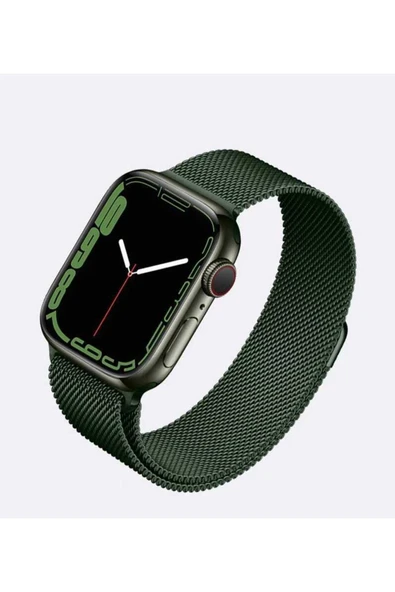 Apple Watch 7 41mm KRD-01 Metal Kordon Dayanıklı Tel Örgü Tasarım ürün görseli 1