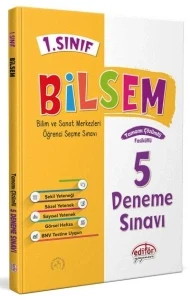 Editör 1.Sınıf Bilsem Çözümlü 5 Deneme Sınavı ürün görseli 1