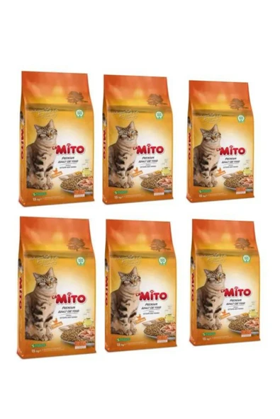 Tavuklu 1 Kg X6 Yetişkin Kedi Maması Orjinal Paket ürün görseli 1