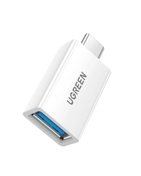 UGREEN USB 3.0 Type-C Dönüştürücü Adaptör, Beyaz, 30155 - Resim 2