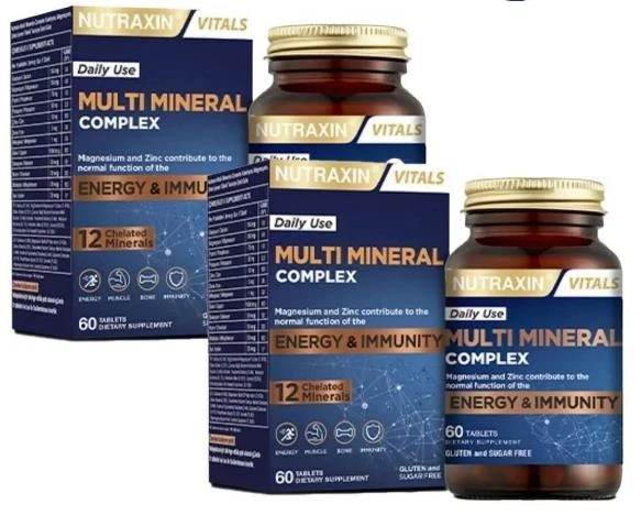 Nutraxin Multi Mineral Complex 60 Tablet x2 Adet ürün görseli 1