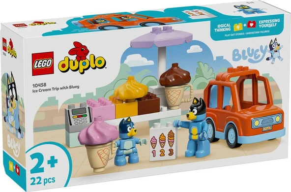 LEGO Bluey 10458 Ice Cream Trip with Bluey ürün görseli 1