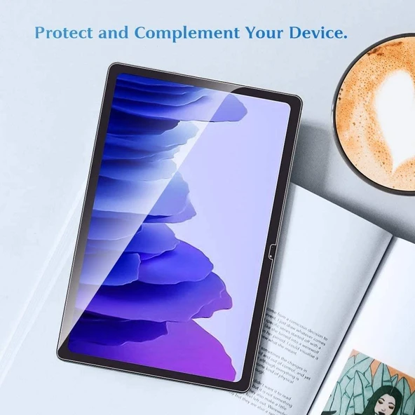 Galaxy Tab A7 10.4 T500 (2020) Tablet Blue Nano Screen Protector - Resim 2