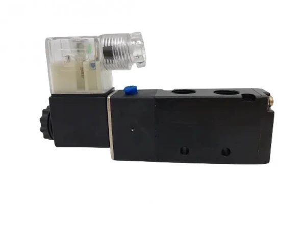 Pnömatik Valf Ventil Geniş Gövde 4V310-06 1/8 - 5/2 BY 12V/24V/110V/220V ürün görseli 1