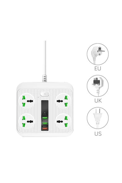 Qpen SC05 8in1 Priz Dönüştürücü ürün görseli 1