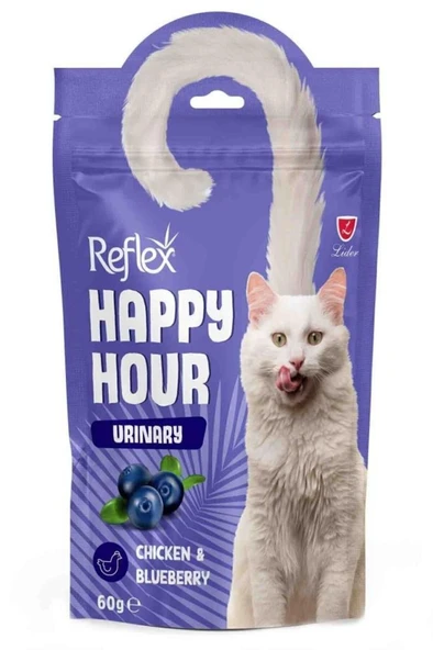 Reflex Happy Hour İdrar Yolu Destekleyici Tavuklu Kedi Ödül Maması 60 Gr ürün görseli 1