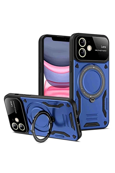Redmi Note 13 Pro Plus Uyumlu Fuchsia Standlı Koruyucu Kapak ürün görseli 1