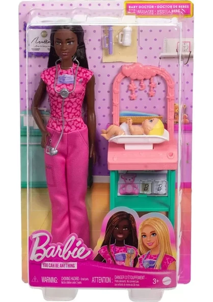 Mattel Barbie Bakım Temalı Kariyer Oyun Setleri JCR71-JCR73 ürün görseli 1