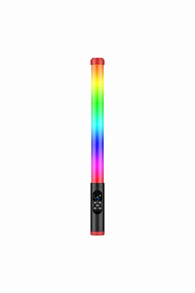 Fuchsia FM-128RGB OLED Ekran Göstergeli RGB Led Işıklı Su Geçirmez Aydınlatma Çubuğu ürün görseli 1