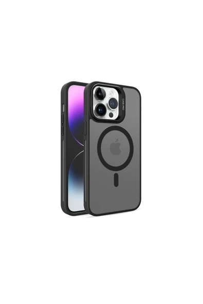 iPhone 15 Pro Max Uyumlu Fuchsia Flet Lens Magsafe Arka Kapak ürün görseli 1