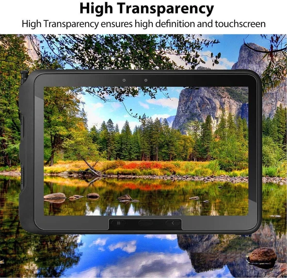 Galaxy Tab Active Pro T547 Fuchsia Tablet Blue Nano Screen Protector - Resim 4