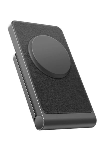 MagTrio 3in1 Katlanabilir 15W Telefon Saat Airpods Masaüstü Hızlı Şarj Standı - Koyu Gri ürün görseli 1