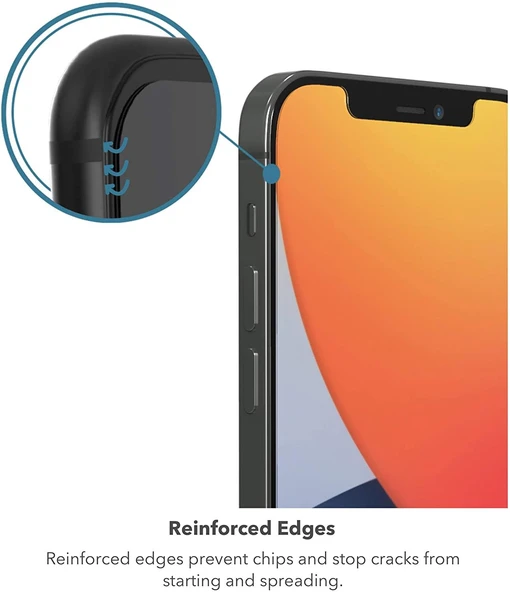 Apple iPhone 12 Fuchsia Blue Nano Screen Protector - Resim 3