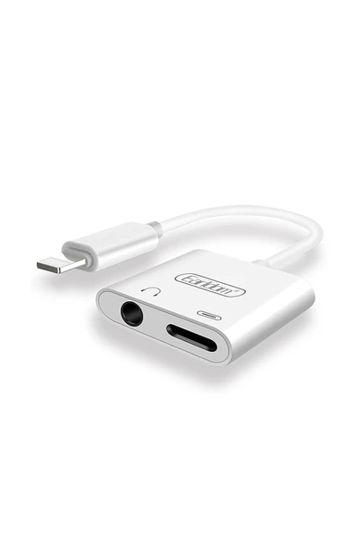 Qpen OT46 Tak Çalıştır Lightning to 2in1 Type-C ve Aux Dönüştürücü ürün görseli 1