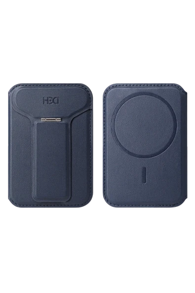 HS-021 Stant Özellikli Magsafe Kartlık - Lacivert ürün görseli 1