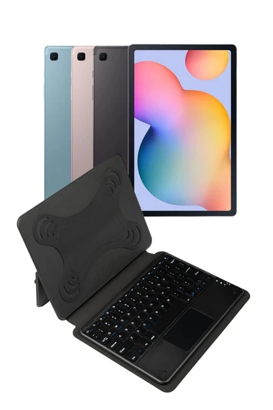 Fuchsia Savvy Keyboard S6 Lite (P613) Bluetooh Bağlantılı Standlı Klavyeli Tablet Kılıfı ürün görseli 1