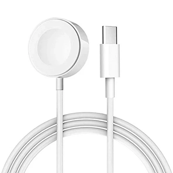 Fuchsia Akıllı Saat Wireless Şarj Kablosu Type-C Bağlantılı 1m ürün görseli 1