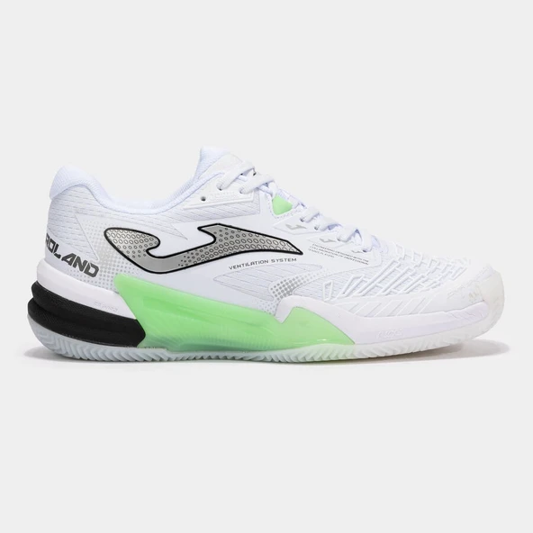 Joma TROLW2502C 2502 Roland Erkek Toprak Kort Beyaz Tenis Ayakkabı ürün görseli 1