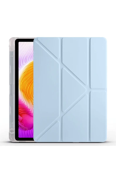Redmi Pad SE 8.7 inç Uyumlu Kalem Bölmeli Uyku Modlu Katlanabilir Trifolding Tablet Kılıfı ürün görseli 1