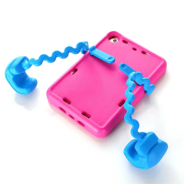 Apple Mini 2-3 Fuchsia Eva Boxer Tablet Silikon - Resim 8