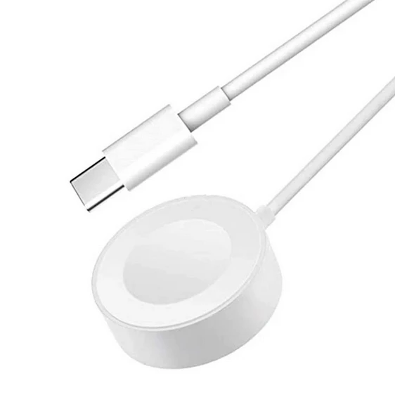 Fuchsia Akıllı Saat Wireless Şarj Kablosu Type-C Bağlantılı 1m - Resim 3