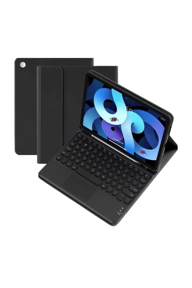 Galaxy Tab A9 Plus SM-X210 Uyumlu Savvy Keyboard Bluetooh Bağlantılı Standlı Klavyeli Tablet Kılıfı ürün görseli 1