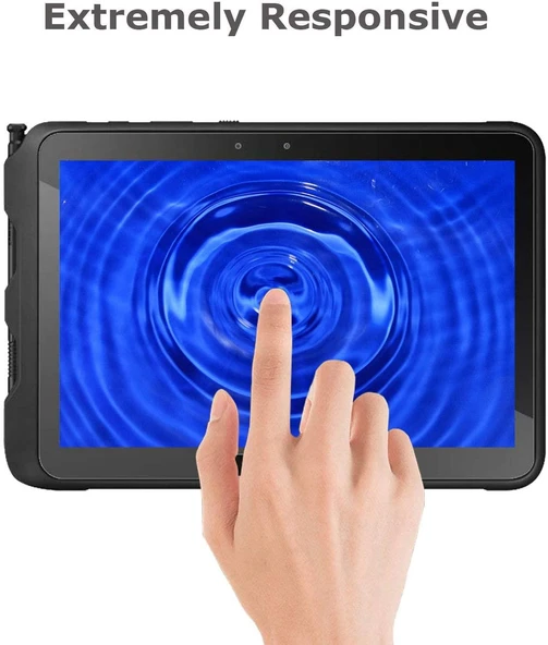 Galaxy Tab Active Pro T547 Fuchsia Tablet Blue Nano Screen Protector - Resim 3
