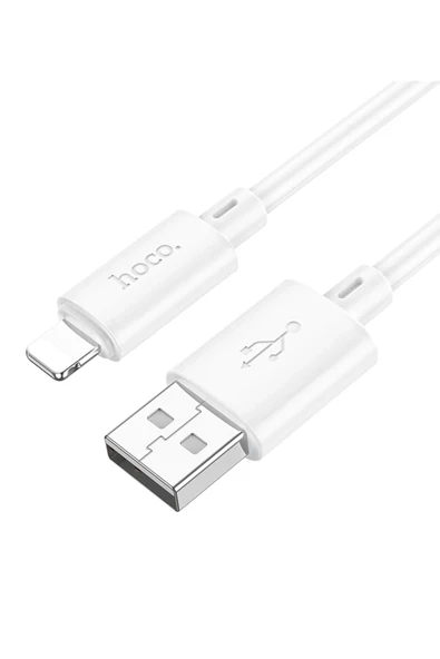 Hoco. X88 1M USB to Lightning Şarj Data Kablosu - Beyaz ürün görseli 1
