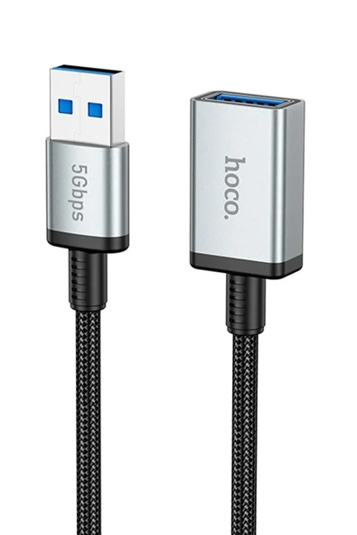 Hoco. US10 50cm 5 GBPS Hız Tak Çalıştır USB 3.0 to USB 3.0 Uzatma Kablosu - Siyah ürün görseli 1