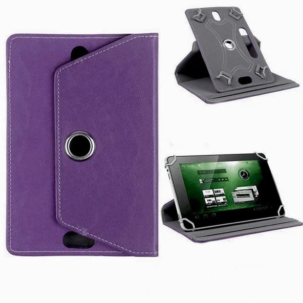 Piranha 8 inç Tabletler için Dönebilen Standlı Universal Kılıf ürün görseli 1