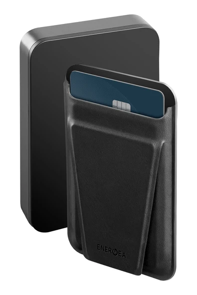 MagWallet Card 10.000 mAh 20W Type-C ve 15W Kablosuz Şarj ve Stantlı Magsafe Kartlıklı Hızlı Şarj Magsafe Powerbank ürün görseli 1