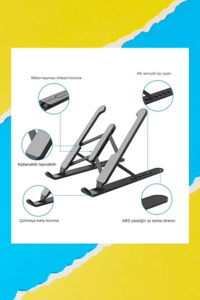 P111  ABS Laptop Standı - Resim 3