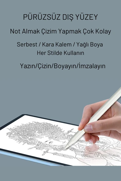 Fuchsia Honor Tablet Serisi için Dokunmatik Kalem - Resim 4