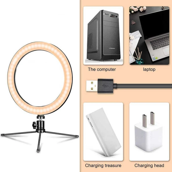 Fuchsia CT-001 Işıklı Tripod Ring Light - Resim 3
