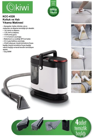Kcc-4326 Koltuk ve Halı Yıkama Leke Çıkartma Makinesi ürün görseli 1