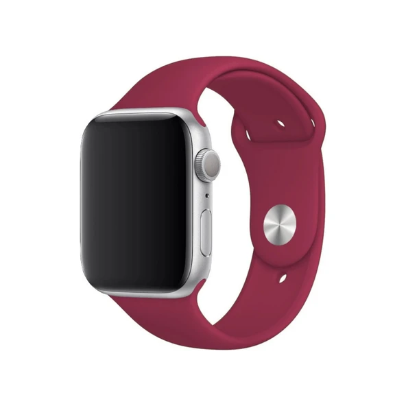 Fuchsia Watch ile Uyumlu Spor Kordon 42 - 44 mm M/L Ölçülerinde Yumuşak Silikon Rahat Kordon ürün görseli 1