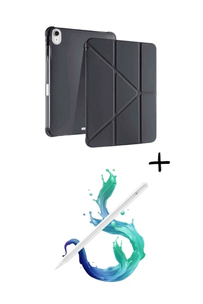 iPad A16 11. Nesil A16 2025 Uyumlu Tri Folding Tablet Kılıfı + Avuç İçi Algılamayan Tablet Kalemi ürün görseli 1