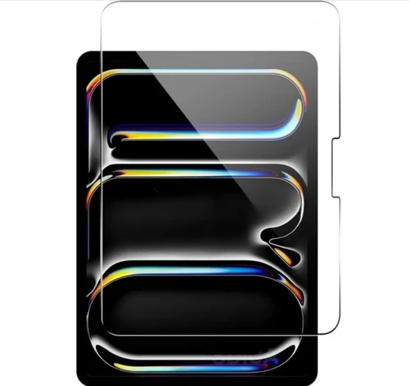 Apple iPad Pro 11 2025 Tablet Uyumlu Temperli Cam Ekran Koruyucu ürün görseli 1