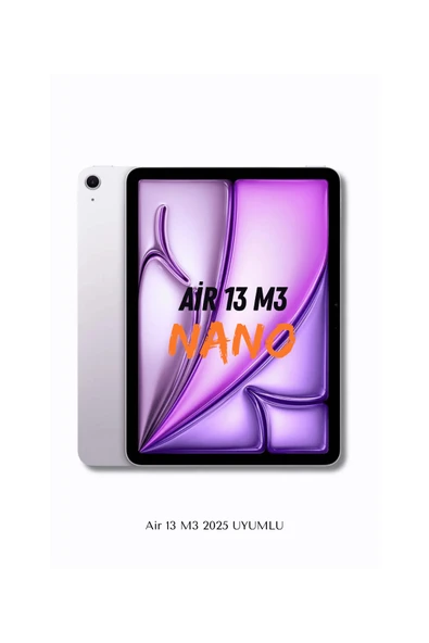 iPad Air 13 M3 2025 Uyumlu Fuchsia Blue Nano Ekran Koruyucu Ultra İnce Screen Protector ürün görseli 1