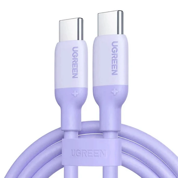 UGREEN USB-C 3A/60W Hızlı Şarj Kablosu, 1m, Mor ürün görseli 1