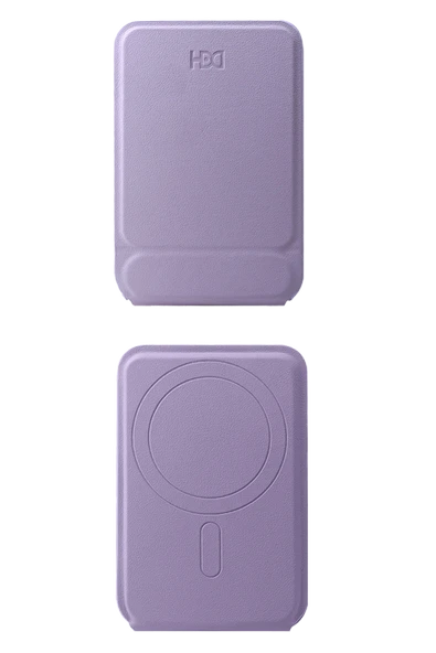 HS-017 Telefon Arkası Magsafe Stant - Mor - Resim 2