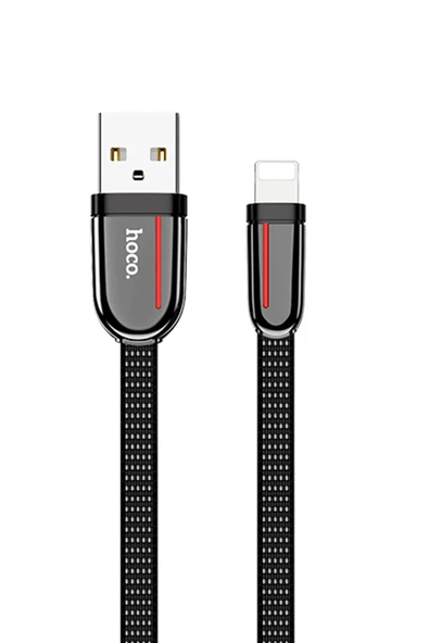 Hoco. U74 USB to Lightning Şarj Data Kablosu - Siyah ürün görseli 1